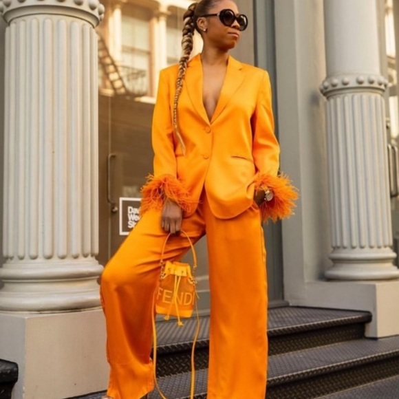 Zara Limited Edition Feathered Blazer Size M - Picture 11 of 17